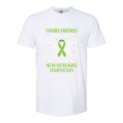 I Beat Noncute Gifthodgkin Lymphoma Survivor Cancer Warrior Great Gift Softstyle CVC T-Shirt