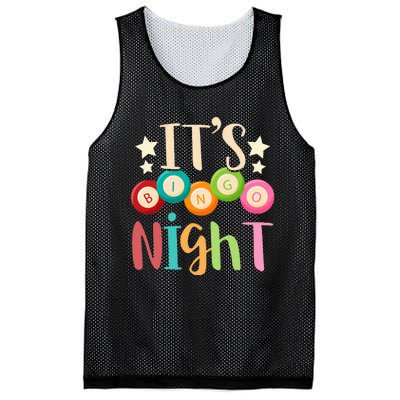 Its Bingo Night Bingo Player Gift Gambling Lottery Bingo Mesh Reversible Basketball Jersey Tank