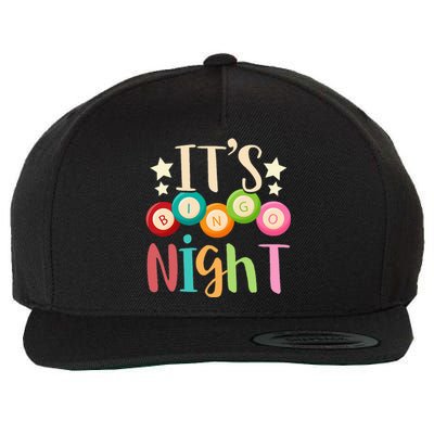 Its Bingo Night Bingo Player Gift Gambling Lottery Bingo Wool Snapback Cap