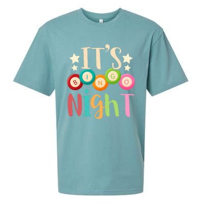 Its Bingo Night Bingo Player Gift Gambling Lottery Bingo Sueded Cloud Jersey T-Shirt