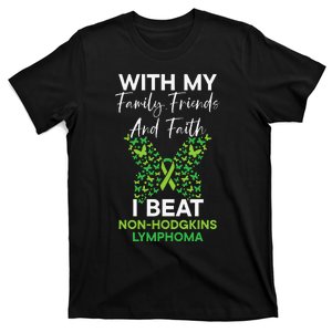 I Beat NonHodgkin Lymphoma Survivor Cancer Warrior T-Shirt