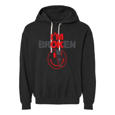 IM Broken (On Back) Garment-Dyed Fleece Hoodie