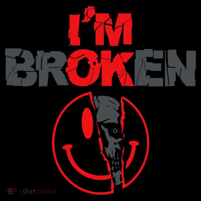 IM Broken (On Back) Flexfit Unipanel Trucker Cap