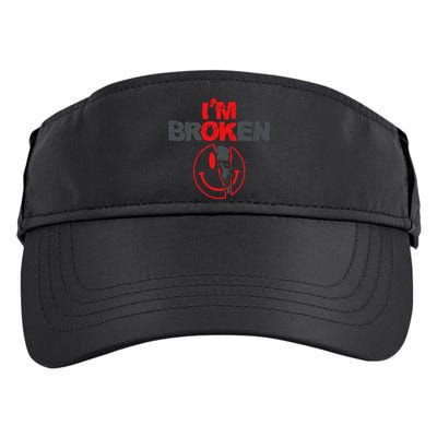 IM Broken (On Back) Adult Drive Performance Visor