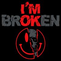 IM Broken (On Back) Cropped Pullover Crew