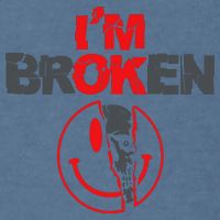 IM Broken (On Back) Garment-Dyed Sweatshirt