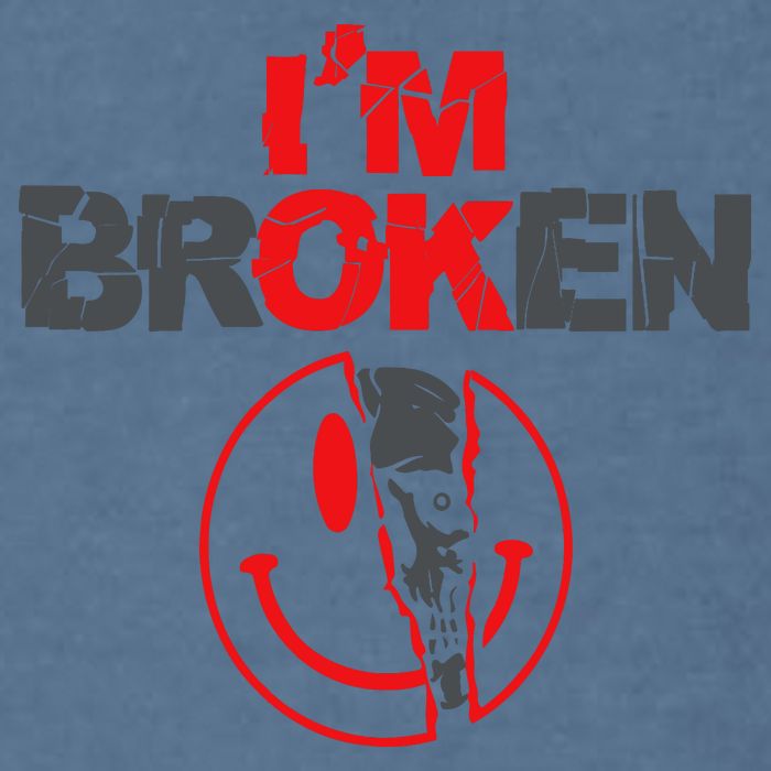 IM Broken (On Back) Garment-Dyed Sweatshirt