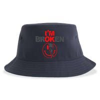 IM Broken (On Back) Sustainable Bucket Hat