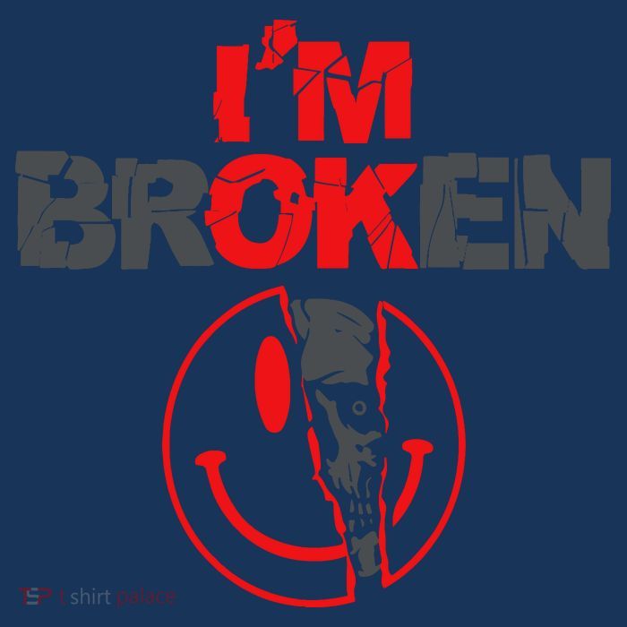 IM Broken (On Back) Drawstring Bag