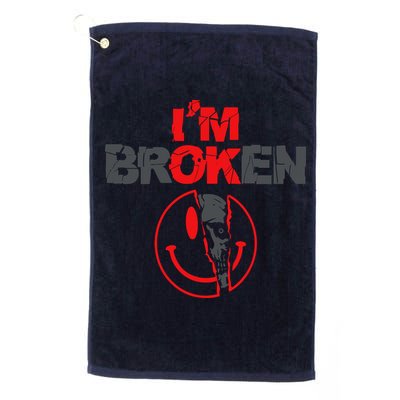 IM Broken (On Back) Golf Towel