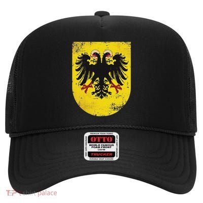 Imperial Banner Of The Holy Roman Empire High Crown Mesh Back Trucker Hat