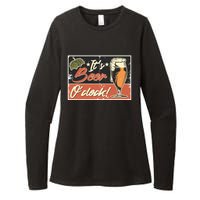 It's Beer O'clock Womens CVC Long Sleeve Shirt