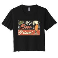 It's Beer O'clock Women's Crop Top Tee