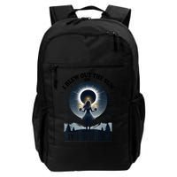 I Blew Out The Sun On My Birthday Total Solar Eclipse Retro Backpack