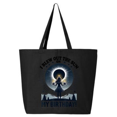 I Blew Out The Sun On My Birthday Total Solar Eclipse Retro 25L Jumbo Tote