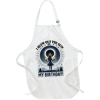 I Blew Out The Sun On My Birthday Total Solar Eclipse Retro Apron