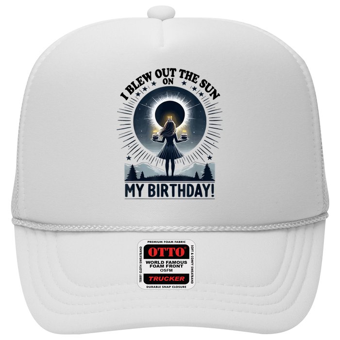 I Blew Out The Sun On My Birthday Total Solar Eclipse Retro Hat