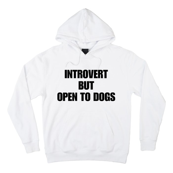 Introvert But Open To Dogs Hoodie