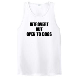 Introvert But Open To Dogs PosiCharge Competitor Tank