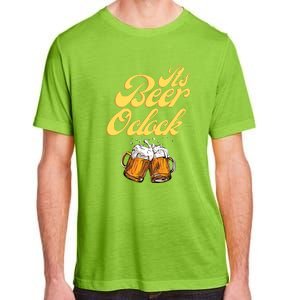 It's Beer O'clock Funny Beer Adult ChromaSoft Performance T-Shirt