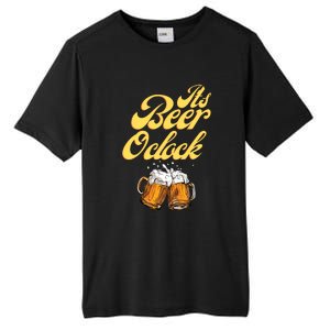 It's Beer O'clock Funny Beer Tall Fusion ChromaSoft Performance T-Shirt