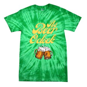 It's Beer O'clock Funny Beer Tie-Dye T-Shirt