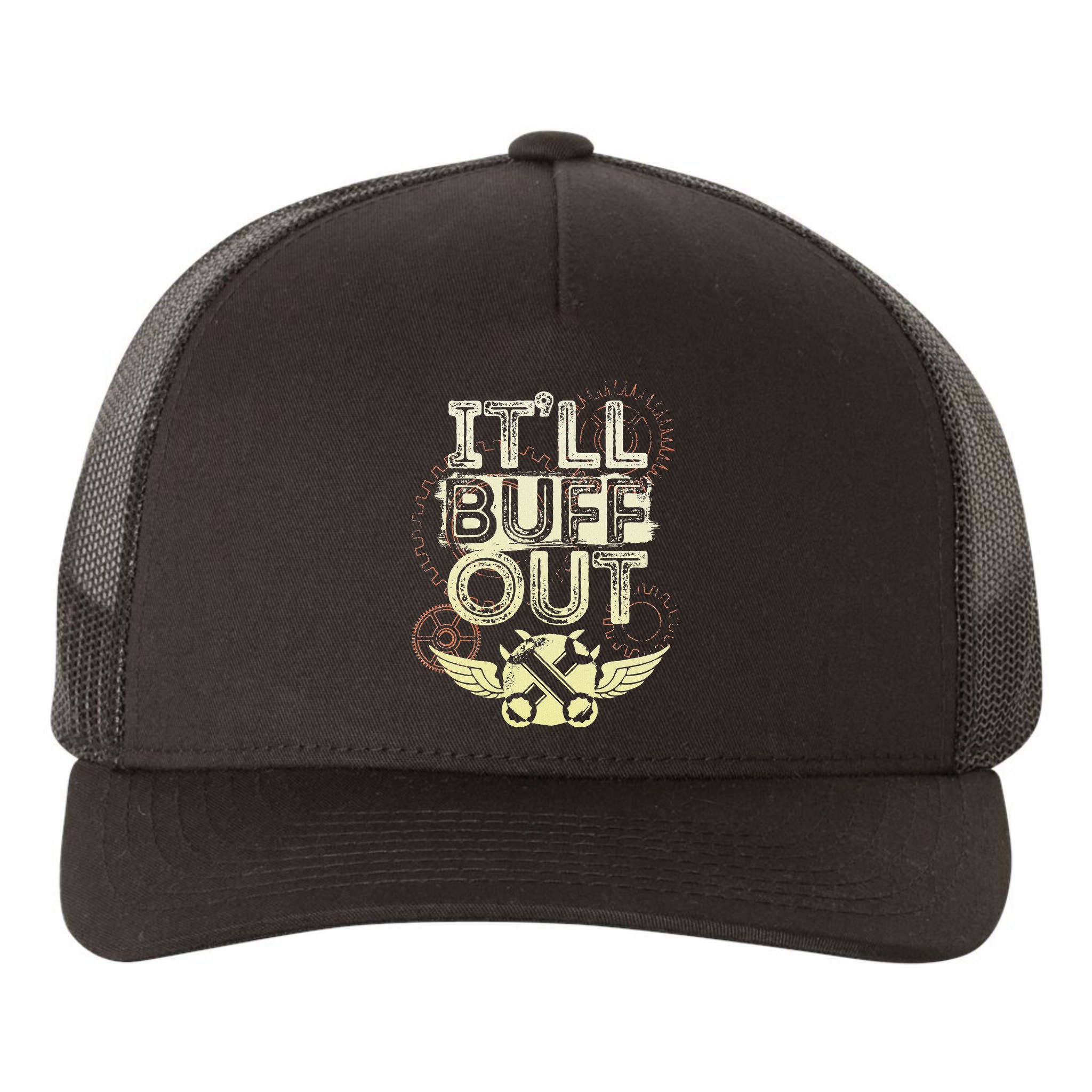 Itll Buff Out Yupoong Adult 5-Panel Trucker Hat
