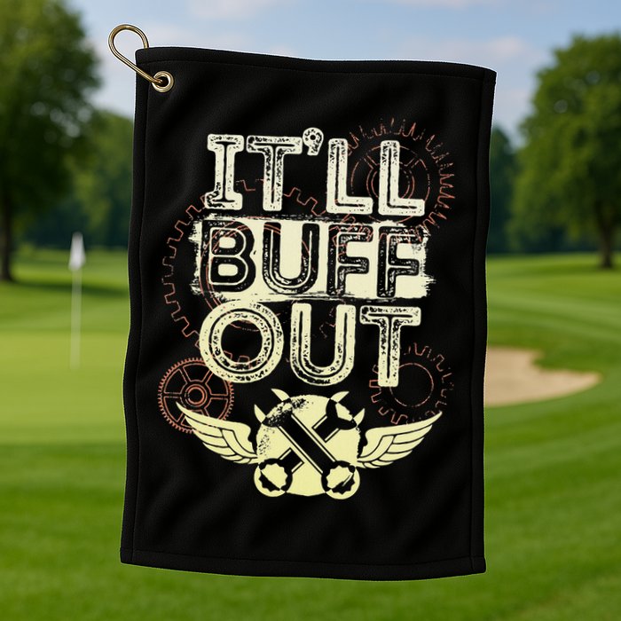 Itll Buff Out Golf Towel