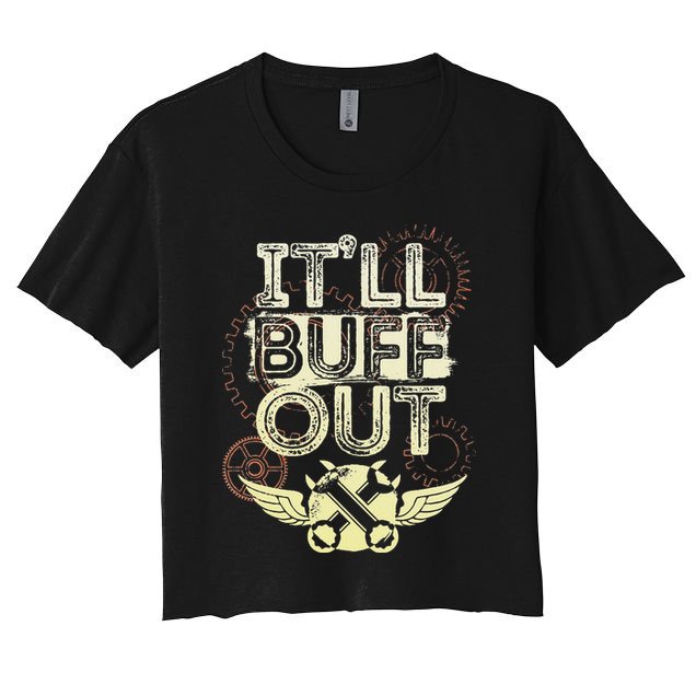 Itll Buff Out Crop Top