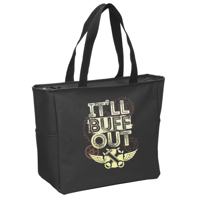Itll Buff Out Zip Tote Bag
