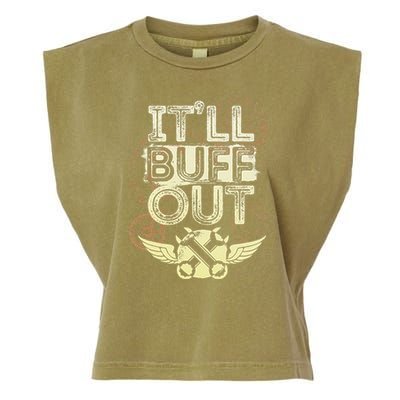 Itll Buff Out Garment-Dyed Women's Muscle Tee
