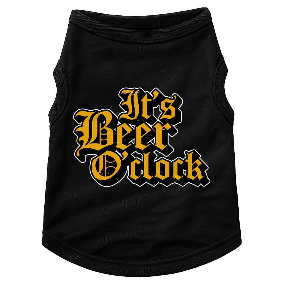 Its Beer O Clock Doggie Tank