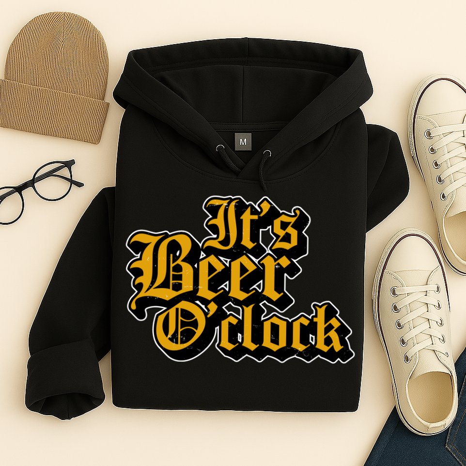 Its Beer O Clock Hoodie