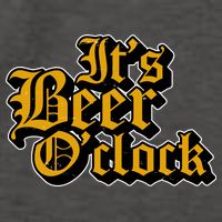 Its Beer O Clock Vector Backpack