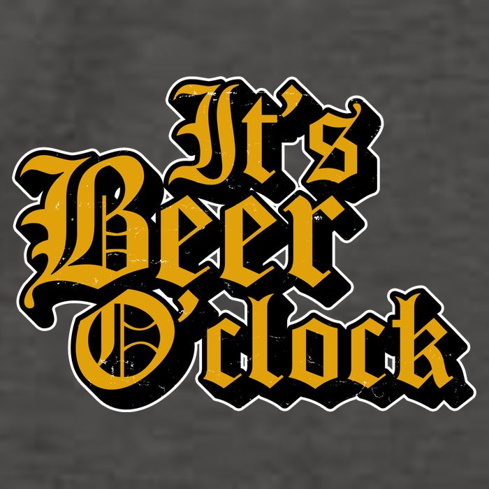 Its Beer O Clock Vector Backpack