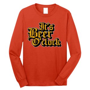 Its Beer O Clock Long Sleeve Shirt