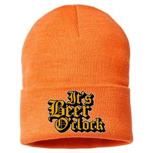 Its Beer O Clock Sustainable Knit Beanie