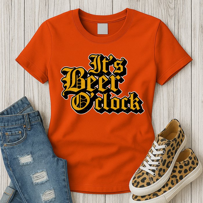 Its Beer O Clock Womens T-Shirt