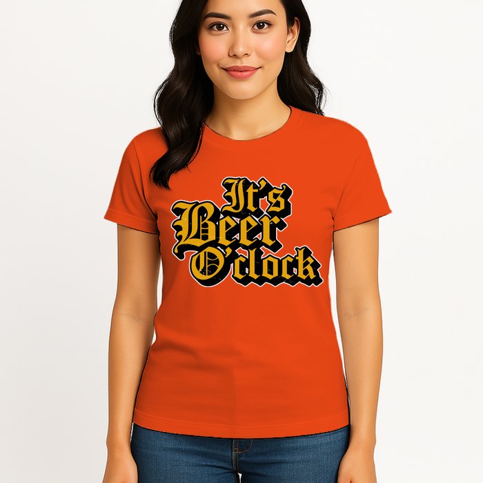 Its Beer O Clock Womens T-Shirt