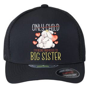 Im Being Promoted To Big Sister Child Sisters Reveal Flexfit Unipanel Trucker Cap