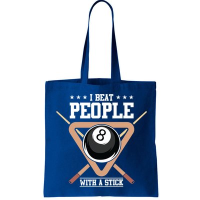 I Beat People With A Stick Eight Ball Billiards Pool Player Cool Gift Bag