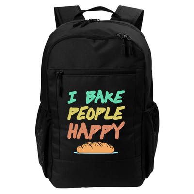 I Bake People Happy Retro Awesome Baking Design Present Gift Backpack