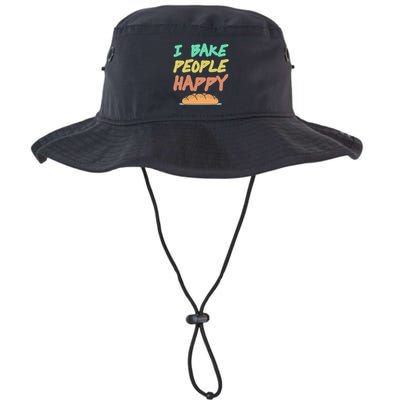 I Bake People Happy Retro Awesome Baking Design Present Gift Bucket Hat