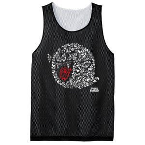 Iconic Boo Portrait Mesh Reversible Basketball Jersey Tank