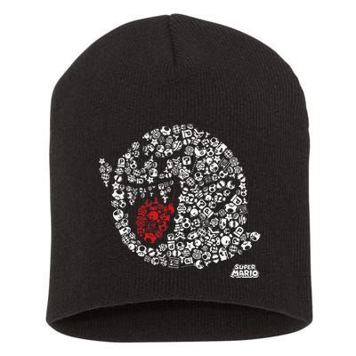 Iconic Boo Portrait Short Acrylic Beanie