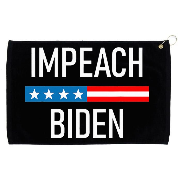 Impeach Biden - Remove Joe Biden From Office  Grommeted Golf Towel