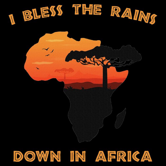 I Bless Rains Down In Africa Farmer Proud Africa Map Cooling Performance Crew T-Shirt