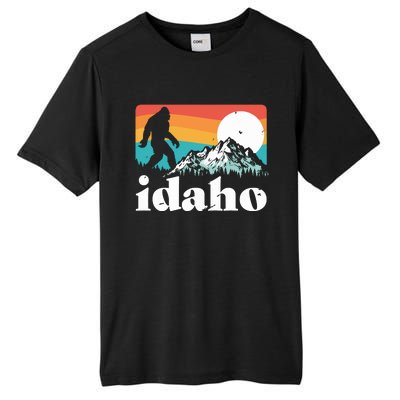 Idaho Bigfoot Retro Mountains Tall Fusion ChromaSoft Performance T-Shirt