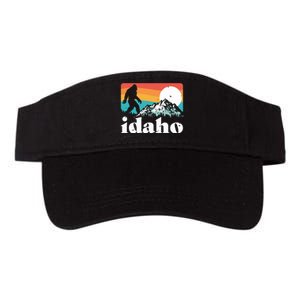 Idaho Bigfoot Retro Mountains Valucap Bio-Washed Visor