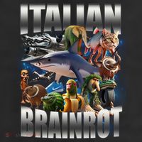 Italian Brainrot Shark Cool Comfort Performance Bucket Hat